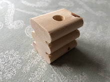 Load image into Gallery viewer, Natural Kiln-Dried Pine Ridged Blocks