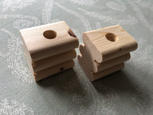 Load image into Gallery viewer, Natural Kiln-Dried Pine Ridged Blocks