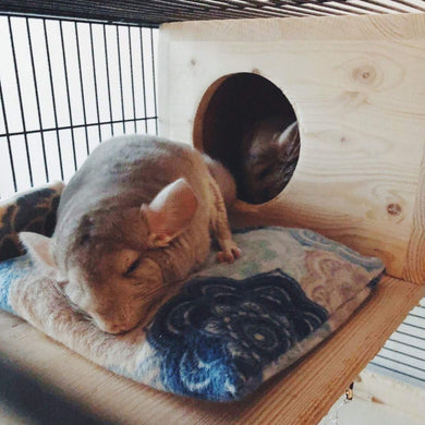 Lazy Chin Pillow/Bed - Chinchilla/Rat/Degu/Rabbit/Guinea Pig Accessory