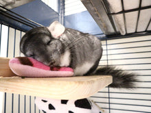 Load image into Gallery viewer, Large Chin Rest Throw Pillow - Anti-pill Fleece Chinchilla / Rat / Degu / Rabbit / Guinea Pig Cage Accessory