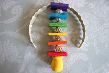 Load image into Gallery viewer, Pot o' Gold! - Kiln-Dried Pine, Grapevine, Palm Rainbow Hanging Chinchilla/Rat/Degu/Rabbit/Guinea Pig/Chew Toy Cage Accessory Gift