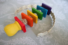 Load image into Gallery viewer, Pot o' Gold! - Kiln-Dried Pine, Grapevine, Palm Rainbow Hanging Chinchilla/Rat/Degu/Rabbit/Guinea Pig/Chew Toy Cage Accessory Gift