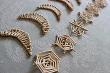 Load image into Gallery viewer, Natural Small Vine Moons & Webs (packs of 12) - Chinchilla/Rat/Degu/Rabbit/Guinea Pig/Hamster Chew Toy Accessory *LIMITED*