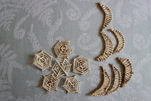 Load image into Gallery viewer, Natural Small Vine Moons & Webs (packs of 12) - Chinchilla/Rat/Degu/Rabbit/Guinea Pig/Hamster Chew Toy Accessory *LIMITED*