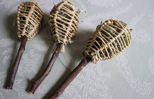 Load image into Gallery viewer, Chin Lollies - Apple Wood, Vine, Hay, Rose Hip and Hibiscus (pack of 3) - Chinchilla/Rat/Degu/Rabbit/Guinea Pig/Hamster Chew Toy Accessory