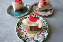 Load image into Gallery viewer, Chin Cherry Cake - *1* slice - Chinchilla/Rat/Degu/Rabbit/Guinea Pig/Hamster Chew Toy