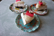 Load image into Gallery viewer, Chin Cherry Cake - *1* slice - Chinchilla/Rat/Degu/Rabbit/Guinea Pig/Hamster Chew Toy