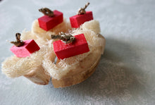 Load image into Gallery viewer, Chin Cherry Cake - *1* slice - Chinchilla/Rat/Degu/Rabbit/Guinea Pig/Hamster Chew Toy