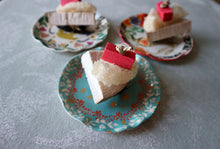 Load image into Gallery viewer, Chin Cherry Cake - the whole cake (4 slices!) - Chinchilla/Rat/Degu/Rabbit/Guinea Pig/Hamster Chew Toy