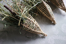 Load image into Gallery viewer, Hay Cones - Apple Wood, Grapevine, Meadow Hay, (pack of 3) - Chinchilla/Degu/Rabbit/Guinea Pig/Hamster Chew Toy Accessory