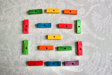 Load image into Gallery viewer, Mini Rainbow Bites (pack of 15) - Chinchilla/Rat/Degu/Rabbit/Guinea Pig/Squirrel/Hamster Chew Toy Cage Accessories Toss Toy