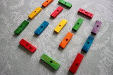 Load image into Gallery viewer, Mini Rainbow Bites (pack of 15) - Chinchilla/Rat/Degu/Rabbit/Guinea Pig/Squirrel/Hamster Chew Toy Cage Accessories Toss Toy