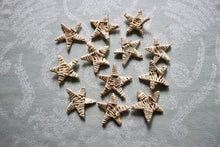 Load image into Gallery viewer, Natural Small Vine Stars (pack of 12) - Chinchilla/Rat/Degu/Rabbit/Guinea Pig/Squirrel/Hamster Chew Toy Cage Accessories Toss Toy
