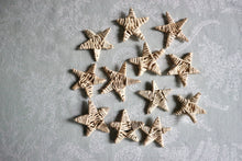 Load image into Gallery viewer, Natural Small Vine Stars (pack of 12) - Chinchilla/Rat/Degu/Rabbit/Guinea Pig/Squirrel/Hamster Chew Toy Cage Accessories Toss Toy