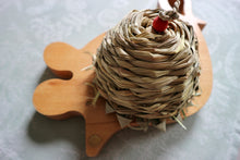 Load image into Gallery viewer, Domed Hay Cake - Chinchilla/Degu/Rabbit/Guinea Pig Foraging Chew Toy Toss Toy Cage Accessories