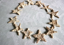 Load image into Gallery viewer, Natural Small Vine Stars (pack of 12) - Chinchilla/Rat/Degu/Rabbit/Guinea Pig/Squirrel/Hamster Chew Toy Cage Accessories Toss Toy