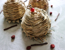 Load image into Gallery viewer, Domed Hay Cake - Chinchilla/Degu/Rabbit/Guinea Pig Foraging Chew Toy Toss Toy Cage Accessories
