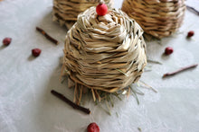 Load image into Gallery viewer, Domed Hay Cake - Chinchilla/Degu/Rabbit/Guinea Pig Foraging Chew Toy Toss Toy Cage Accessories