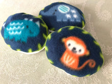 Load image into Gallery viewer, Circular Jungle Animal Chin Rest Throw Pillow (Set of 3) – All Anti-pill Fleece Chinchilla / Rat / Degu / Rabbit / Guinea Pig Cage Accessory