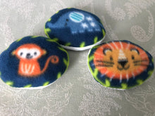 Load image into Gallery viewer, Circular Jungle Animal Chin Rest Throw Pillow (Set of 3) – All Anti-pill Fleece Chinchilla / Rat / Degu / Rabbit / Guinea Pig Cage Accessory