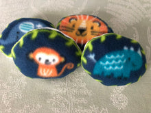 Load image into Gallery viewer, Circular Jungle Animal Chin Rest Throw Pillow (Set of 3) – All Anti-pill Fleece Chinchilla / Rat / Degu / Rabbit / Guinea Pig Cage Accessory