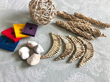 Load image into Gallery viewer, How YOU Chewin'? - Chinchilla/Rat/Degu/Rabbit/Guinea Pig/Hamster Chew Toy Bundle Toss Toy Parts Sampler Cage Accessories