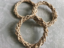 Load image into Gallery viewer, Natural 4 Inch Grapevine Wreath Chews (pack of 3) - Chinchilla/Rat/Degu/Rabbit/Guinea Pig/Hamster Chew Toy Cage Accessories Toss Toy Bundle