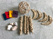 Load image into Gallery viewer, How YOU Chewin'? - Chinchilla/Rat/Degu/Rabbit/Guinea Pig/Hamster Chew Toy Bundle Toss Toy Parts Sampler Cage Accessories