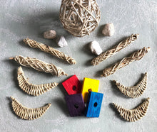 Load image into Gallery viewer, How YOU Chewin'? - Chinchilla/Rat/Degu/Rabbit/Guinea Pig/Hamster Chew Toy Bundle Toss Toy Parts Sampler Cage Accessories