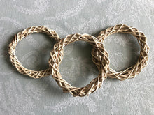 Load image into Gallery viewer, Natural 4 Inch Grapevine Wreath Chews (pack of 3) - Chinchilla/Rat/Degu/Rabbit/Guinea Pig/Hamster Chew Toy Cage Accessories Toss Toy Bundle