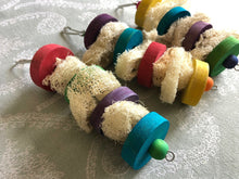 Load image into Gallery viewer, Luffa Lifesaver - KD Pine, Loofah/Luffa Toy -Chinchilla/Rat/Degu/Rabbit/Guinea Pig/Hamster Chew Toy Cage Accessory