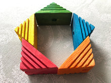 Load image into Gallery viewer, Kiln-Dried Pine Triangle Blocks - (pack of 5) - Chinchilla/Rat/Degu/Rabbit/Guinea Pig/Hamster Chew Toy Cage Accessories Toss Toy