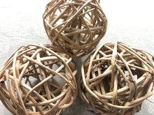 Load image into Gallery viewer, Large Natural 3 Inch Grapevine Ball Chews (pack of 3) - Chinchilla/Rat/Degu/Rabbit/Guinea Pig/Hamster Chew Toy Cage Accessories Toss Toy