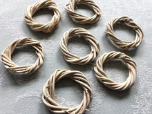 Load image into Gallery viewer, Small Natural 2 Inch Grapevine Mini-Wreath Chews (pack of 10) - Chinchilla/Rat/Degu/Rabbit/Guinea Pig/Hamster Chew Toy Toss Toy