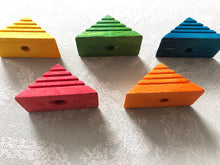 Load image into Gallery viewer, Kiln-Dried Pine Triangle Blocks - (pack of 5) - Chinchilla/Rat/Degu/Rabbit/Guinea Pig/Hamster Chew Toy Cage Accessories Toss Toy
