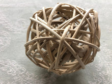 Load image into Gallery viewer, Large Natural 3 Inch Grapevine Ball Chews (pack of 3) - Chinchilla/Rat/Degu/Rabbit/Guinea Pig/Hamster Chew Toy Cage Accessories Toss Toy