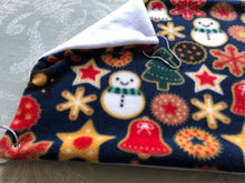 Load image into Gallery viewer, Christmas Cookies/Cream All Anti-pill Fleece Hammock Pillow Bedding Set - Chinchilla / Rat / Degu Cage Accessory