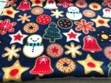 Load image into Gallery viewer, Christmas Cookies/Cream All Anti-pill Fleece Hammock Pillow Bedding Set - Chinchilla / Rat / Degu Cage Accessory