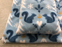 Load image into Gallery viewer, Winter Squirrel Hammock and Large Pillow Set