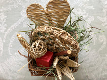 Load image into Gallery viewer, safe willow basket full of chinchilla chew toys and hay
