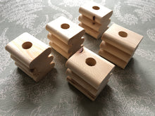 Load image into Gallery viewer, Natural Kiln-Dried Pine Ridged Blocks
