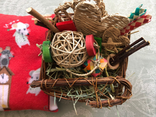 Load image into Gallery viewer, Chirping Chins&#39; Christmas Gift Chew Basket *Limited* *Free Domestic Shipping*
