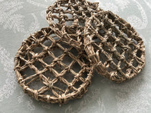 Load image into Gallery viewer, *New* Natural 12 cm (5 inch) Seagrass Chin Pancake
