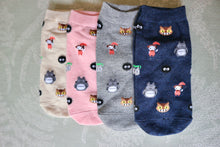 Load image into Gallery viewer, Women&#39;s Cotton Totoro Socks – One Size - Pink
