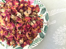 Load image into Gallery viewer, Dried red rose petals and buds (12 g./.42oz.) - Chinchilla/Rat/Degu/Rabbit/Guinea Pig Treats
