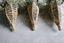 Load image into Gallery viewer, Hay Cones - Apple Wood, Grapevine, Meadow Hay, (pack of 3) - Chinchilla/Degu/Rabbit/Guinea Pig/Hamster Chew Toy Accessory
