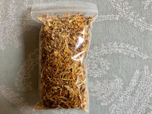 Load image into Gallery viewer, Marigold / Calendula Petals (15g./.53oz.) - Chinchilla/Rat/Degu/Rabbit/Guinea Pig Treats
