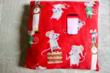 Load image into Gallery viewer, Waiting for Santa Pillow Chinchilla/Rat/Degu/Rabbit/Guinea Pig Antipill Fleece Bed (10&quot;x10.5&quot;)
